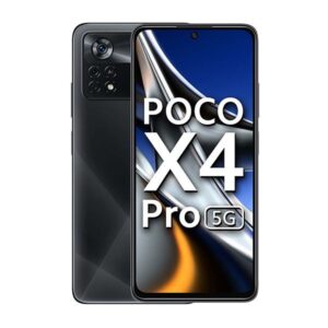 POCO X4 Pro 5G' 6.67-inch 120Hz FHD+ AMOLED Display, 108MP TRIPLE CAMERA, 67W TURBO CHARGING and High-performance Snapdragon® 5G processor.| 6GB RAM + 128GB Storage | (Black)