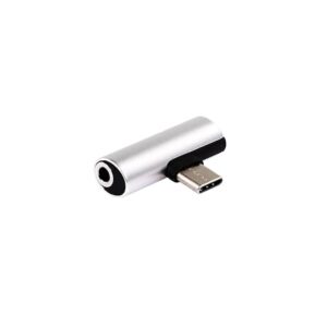 2-in-1 USB C to 3.5mm Headphone Audio Adapter, TYPE C