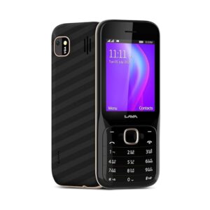 LAVA Gem Power | Dual sim Keypad with 2.8" Big Screen (Black + Gold)