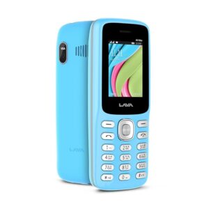 LAVA A1 Vibe with Long Lasting Smart AI Battery | Military Grade Certified | (Candy Blue)