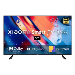 XIAOMI X SERIES 127 cm (50 inch) 4K Ultra HD LED Android TV with Dolby Audio (2023 model) |BLACK|