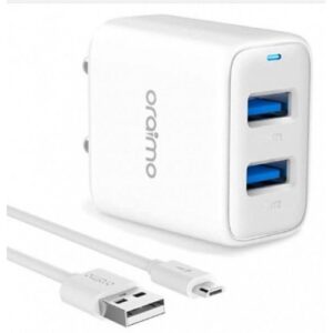 ORAIMO (OCW-166D+C53) Type-C Charger 12 W Quick Charge 2.4 A Multiport Mobile Charger with Detachable Cable (WHITE)