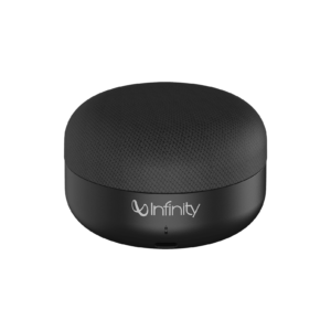 INFINITY - JBL CLUBZ MINI 2.5W, Wireless Ultra Portable Mini Speaker with Mic, Deep Bass, Dual Equalizer, Bluetooth 5.0 with Voice Assistant Support for Mobiles (BLACK)