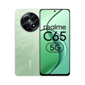 REALME C65 5G SMARTPHONE (6GB + 128GB STORAGE) with MEDIATEK Dimensity 6300, 50MP camera (FEATHER GREEN)