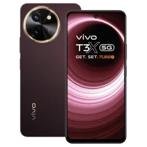 VIVO T3x 5G (8GB RAM + 128GB STORAGE) 6.72 inches, 6000 mAh Battery with 44W Fast Charging, Snapdragon 6 Gen1, Octa Core, 2.2 GHz Processor (CRIMSON BLISS)