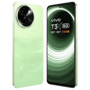 VIVO T3x 5G (6GB RAM + 128GB STORAGE) 6.72 inches, 6000 mAh Battery with 44W Fast Charging, Snapdragon 6 Gen1, Octa Core, 2.2 GHz Processor (CELESTIAN GREEN)