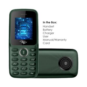 ITEL it2163s (4.5cm, 1200mAh, BT Caller, Kingtalker, 115x49.5x14.2mm (DARK GREEN)