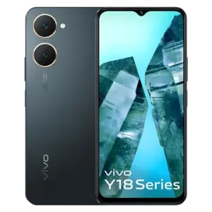 VIVO Y18 (4GB RAM + 128GB STORAGE) 6.56 inches, Helio G85 Octa Core, 2 GHz Processor. 5000 mAh Battery with 15W Fast Charging (SPACE BLACK)