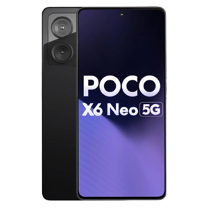 POCO X6 NEO 5G (8GB RAM + 128GB STORAGE) | Expandable Upto 1 TB | 6.67" Full HD+ AMOLED Display | 108MP + 2MP | 16MP Front Camera | Dimensity 6080 Processor | 33 W Type C Fast Charging (ASTRAL BLACK)