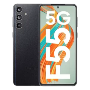 SAMSUNG GALAXY F55 5G (8GB RAM + 128GB STORAGE) 6.7 INCH, Snapdragon 7 Gen 1, Octa Core, 2.4 GHz Processor | 5000 mAh Battery with 45W Fast Charging | (RAISIN BLACK)