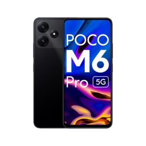 POCO M6 PRO 5G (4GB RAM + 64GB STORAGE) 6.79 inches, Snapdragon 4 Gen2, Octa Core, 2.2 GHz Processor, 5000 mAh Battery with 18W Fast Charging (POWER BLACK)
