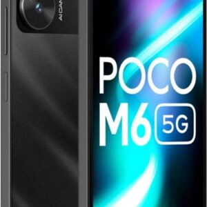 POCO M6 5G (6GB RAM + 128GB STORAGE) Dimensity 6100 Plus, Octa Core, 2.2 GHz Processor, 5000 mAh Battery with 18W Fast Charging,