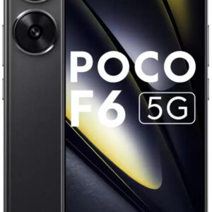 POCO F6 5G (12 RAM + 256 STORAGE) Snapdragon 8s Gen3, Octa Core, 3 GHz Processor, 5000 mAh Battery with 90W Fast Charging (BLACK)