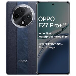OPPO F27 PRO PLUS 5G (8GB RAM + 128GB STORAGE) | 6.7" FHD+ AMOLED Toughest 3D Curved Display | 64MP AI Featured Camera | IP69 | 67W SUPERVOOC | (MIDNIGHT NAVY)