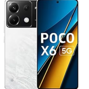 POCO X6 5G (8GB RAM + 256GB STORAGE) 6.67 inches, Snapdragon 7s Gen 2, Octa Core, 2.4 GHz Processor, 5100 mAh Battery with 67W Fast Charging (SNOWSTORM WHITE)