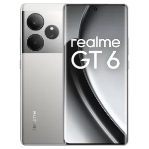 REALME GT 6 5G (16GB RAM + 512GB STORAGE) 6.78 inches, Snapdragon 8s Gen3, Octa Core, 3 GHz Processor, 5500 mAh Battery with 120W Fast Charging (FLUID SILVER)